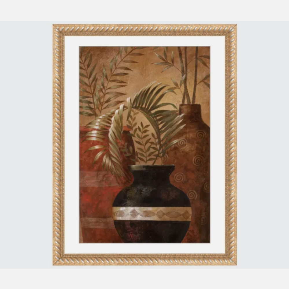 Exotic Vacation I Framed On Paper 2 Pieces Print